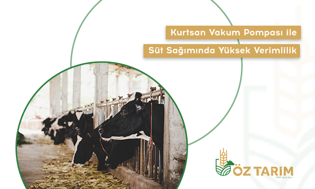 Kurtsan Vakum Pompası ile Süt Sağımında Yüksek Verimlilik