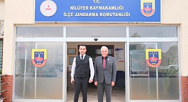 Başkan Şadi Özdemir’den Üsteğmen Önderışık’a hayırlı olsun ziyareti