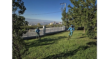 Dilovası Millet Bahçesi dip köşe temizleniyor